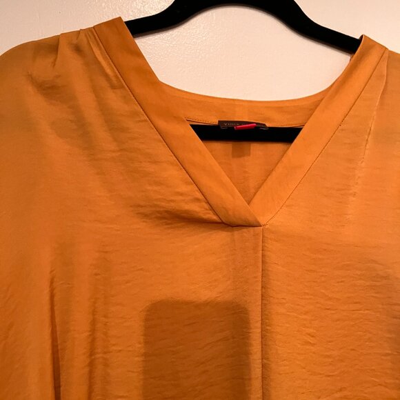 Vince Camuto Flowy Blouse - Mustard Colored - Size 1X (Plus Sized) - Picture 5 of 15